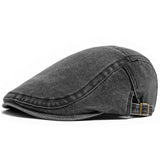 Gustave Adjustable Cotton Blend Newsboy Flat Cap, Warm Gatsby Winter Wear