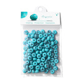 Raicegs 100pcs 5 8mm Rondelle Turquoise Beads Natural Gemstone Beads Abacus Disk Stone Loose Beads for Jewelry Making DIY Brace