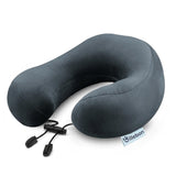 Billebon Premium Neck Pillow For Travelling Airplane Travel Pillow Comfortable Head Rest Neck Holder Pillow (Grey)