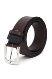 Men Brown Solid Casual Belt