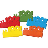 Chenille Kraft Bright 100 Paper Crown, 4.5 x 24.75, Assorted