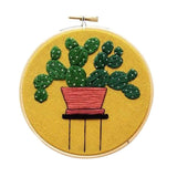 Zoomella Embroidery Starter Kit With Pattern, 15Cm Embroidery Hoop, Threads Style 2Crafts|Needlecrafts & Yarn|Embroidery & Cross