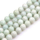 GEM-Inside 12mm Round Amazonite Beads Strand 15 Inches Jewelry Making Beads