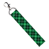 Isee 360 Green Pattern Lanyard Bag Tag With Swivel Lobster For Gift Luggage Bags Backpack Laptop Bags Travelers Students Worker 