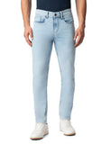 Inkd Men'S Contrast Stitch Stretchable Regular Fit Jeans,Frosty Glacial,Frosty Glacial,32