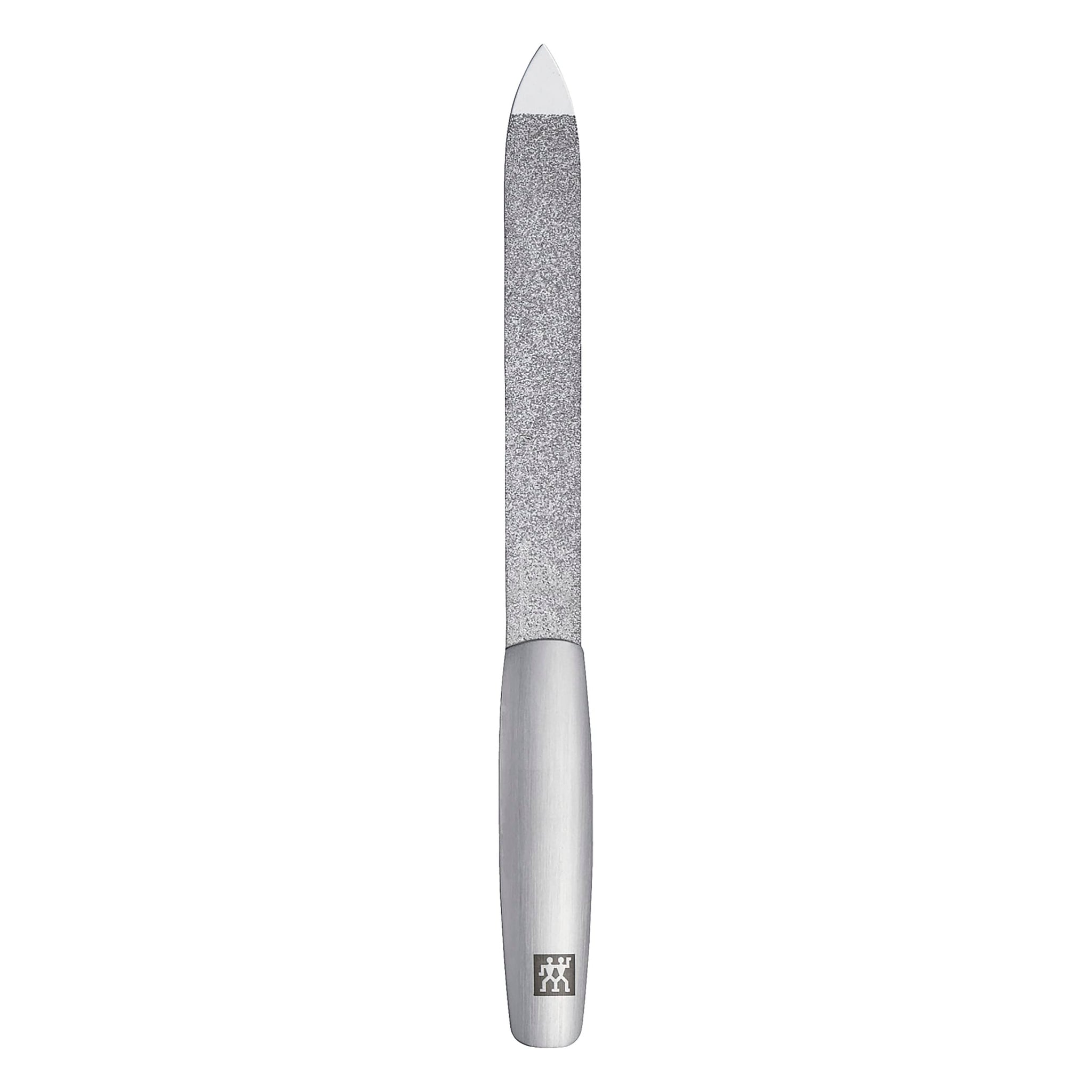ZWILLING TWINOX Saphir Nail File, Shape file double sided stainless steel for perfect filing result, matted stainless steel, 130