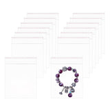 Clear Resealable Cellophane Bags 4 x 4 200pcs Self-Sealing OPP Bags Plastic Cello Bags 1 Mil for Jewelry Earrings Candies Bakery