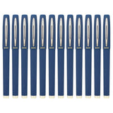 Chrome Baoke Gel Ink Pens Rollerball Pens 1.0mm Medium Line, Box of 12 Pack (Blue)