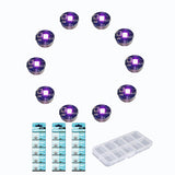 BTBEMO 10PCS Colorful High Brightness Mini LED Lihgts for Model Display (Purple)