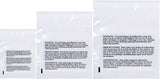 Poly Bags with Suffocation Warning 16x22, 20x24, 24x28 - X-Large Combo Pack of 150 (50 each size) - Clear Poly Bags by Retail Su