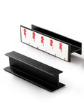 JIASENBAO 10 Pack Self- Adhesive Black Cabinet Pulls 3-9/16 Length (fit 3) Finger Pulls Cabinet Handles Kitchen Drawer Dresser C
