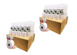 Star SP700 Kitchen Printer Paper (100 Rolls - 50 GSM) 3-ply 3 inch 65 Feet White/Canary/Pink Carbonless Paper for TMU 220 BuyRe