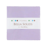 Bella Solids Lilac Moda Charm Pack by Moda Fabrics; 425 Quilt Squares