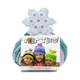 DMC Top This Knitting & Crochet Yarn Kit, with Snowflake Plush Toy