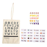 ILSMYSUTRA Alphabet Word Spelling Game Montessori Spelling Game for Girls Holiday Gifts