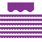 Teacher Created Resources Purple Scalloped Border Trim, 35 Feet Per Pack, 6 Packs