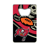 FANMATS 62568 Tampa Bay Buccaneers Credit Card Style Bottle Opener - 2x 3.25