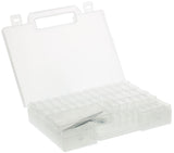 The Beadsmith Bead Organizer Carrying Case, 55 piece set, with removable compartments in assorted sizes, a carrying case, plus a