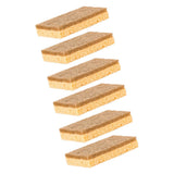 PATKAW 6pcs Natural Fiber Kitchen Cleaning Sponge Set, MultiPurpose Dishwashing Scrubbers Cellulose and Wood Pulp, Reusable Bow