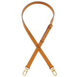 Huadek Leather Purse Strap Replacement Crossbody Handbag Long Adjustable (Beige YellowLeather Strap)