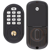 Yale Assure Lock with Z-Wave, Bronze Smart Keypad Deadbolt Lock Works with Ring Alarm, Samsung SmartThings, (Hub Required, Sold 