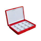ZOOMELLA Empty Watercolor Palette Box Paint Palette Box for Painters Artists Students B 12grids|Crafts |Palettes