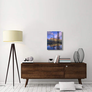 Chancellor Peak Reflected In Lake, Yoho National Park, Bc, Canada-Canvas Art-20X24