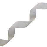 Morex Ribbon Dazzle Grosgrain Ribbon, 3/8 inch by 100 Yards, Shell Grey, 99002/00-007