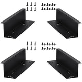 Barydat 2 Set 16.14 x 3.94 x 3.35 Cash Drawer Under Counter Mounting Brackets Compatible with 16 Inch Square Cash Register Drawe