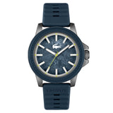 Lacoste Highkey Qtz Basic Blue Round Dial Men'S Watch|Leather Material|Multi Color Band - 2011356