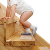 Butizone Stair Treads Non Slip 4 x 24, 5-Pack Pre-Cut Clear Anti Slip Strips for Wooden Steps Indoor, Transparent and Waterproof