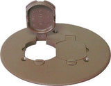 Cantex 5133678 Floor Box Cover, Duplex, Bronze, PVC