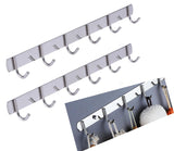 Boniry Stainless Steel Wall Mounted Kitchen Utensil Rack | No Drill PunchFree Multipurpose Hanging for Spoons, Towels, Clothes,