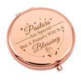 Pastor Wife Appreciation Gifts Thanks You Gift Compact Makeup Mirror for Her Religious Gift for Minister's Wife Inspirational Gi