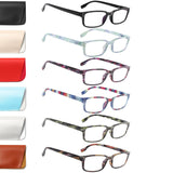 Kerecsen 6-Pack Reading Glasses Blue Light Blocking,Spring Hinge Readers for Men Women,Computer Eyeglasses (6 Mix Color-3, 2.50,