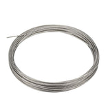 uxcell Stainless Steel Wire Rope Cable 1mm 0.04 inch Dia 32.8ft 10m Length 19 Gauge 304 Grade for Hoist Lifting Grinder Pulley W