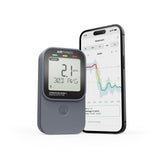 Airthings 325 Corentium Home 2 Smart Digital Radon Detector - Portable and Easy-to-use Radon Testing with Bluetooth connectivity