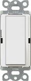 Lutron Claro 15 Amp On/Off 4Way Switch, CA4PSWH, White