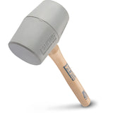 Estwing DH18N 18 Oz NoMar Deadhead Rubber Mallet, Wood Handle , Gray