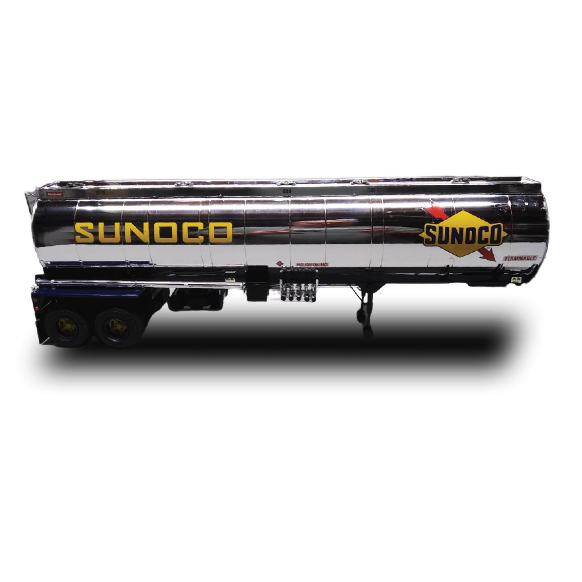 Amt Fruehauf Plated Tanker Trailer (Sunoco) 1:25 Scale Model Kit