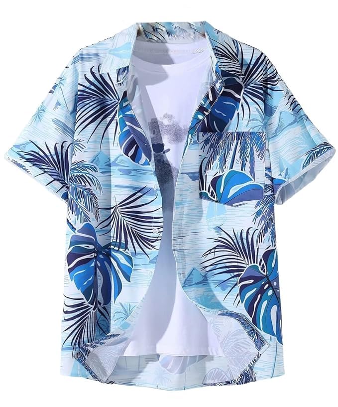 Leriya Fashion Regular Fit Shirt For Men || Rayon Tropical Printed Shirts For Men || Summer Wear, Perfect For Outing || Vacation