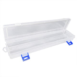 Honbay 13.19 * 2.76 * 1.38inch Paint Brush Holder Paint Brushes Storage Box Container for Watercolour Oil Paint Pencil Drawing T