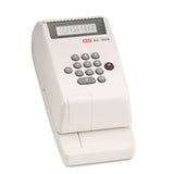 Max EC30A Electronic Checkwriter, 10Digit, 43/8 x 91/8 x 33/4