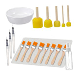 VELURA Painting Brushes Kit Drawing Water Brush Pens for Tie Dye Projects Beginners|Crafts | Art Supplies | Painting Supplies |
