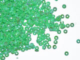 The Design Cart 4MM Light Green Bowl Plastic Sequins Sitara for Embroidery, Embellishing Handbags, Apparels, Art Craft DIY Kit (