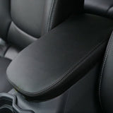 Intget Center Console Armrest Cover For Toyota Rav4 Accessories 2024 2023 2022 2021 2020 2019 Leather Middle Console Lid Cover P