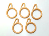 AAMS HOME DECOR Plastic Curtain Rings 1.5 inch (Pack of 30 pcs)