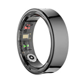 Curved Design Smart Ring Fitness Tracker, Gesture Remote Control Activity Sport Record Sleep Quality Heart Rate SpO2 Skin Temper