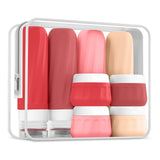 Mrsdry Travel Bottles for Toiletries 8 Pack, Travel Size Toiletries, Tsa Approved Travel Size Containers 3oz, with Travel Essent