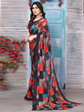 Satrani Womens Pure Georgette Saree (3201S2295Na_Multi1)